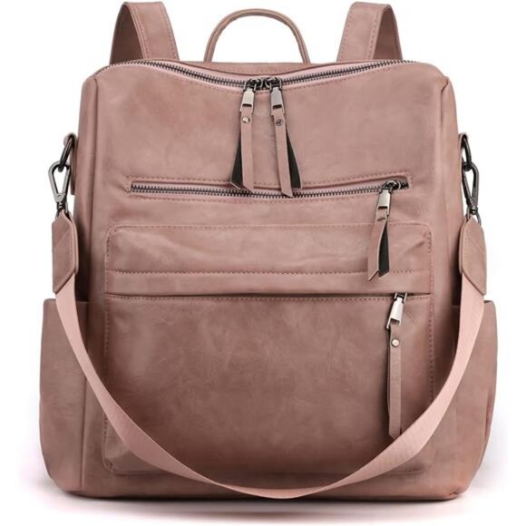 Women's Fashion Backpack Purse Multipurpose Design Convertible Satchel Handbags